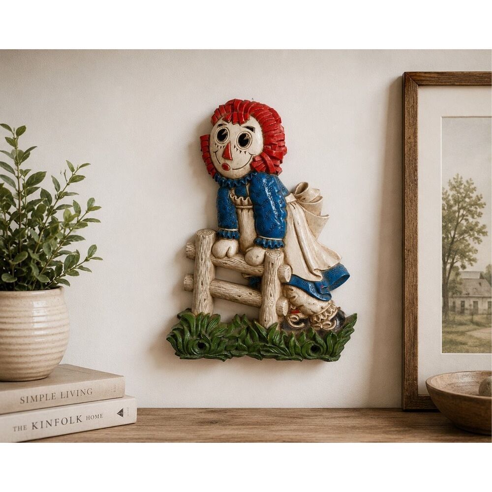 Bobbs Merrill Company 1977 Raggedy Ann Hanging Decor